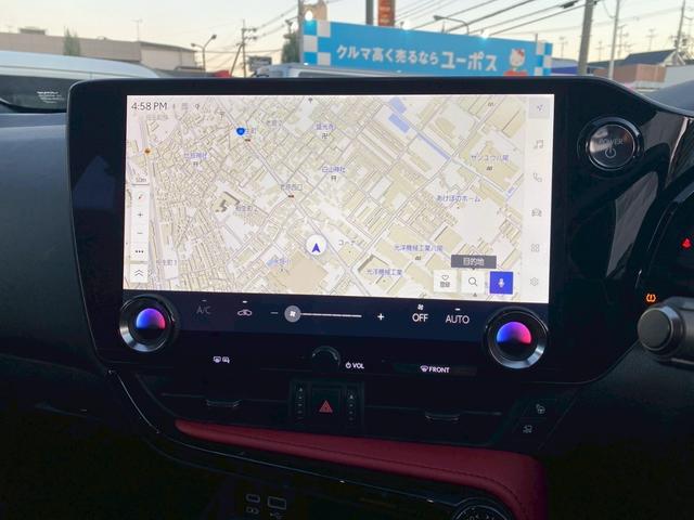 ＮＸ ＮＸ３５０ｈ　Ｆスポーツ　パノラマルーフ　純正１４型ナビ　全周囲カメラ　デジタルミラー　赤革　ワイヤレス充電　オレンジキャリパー付純正２０インチアルミ　電動リアゲート　シートベンチレーション　コーナーセンサー　三眼ＬＥＤヘッド（4枚目）