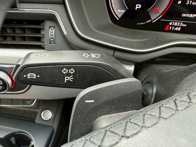 Ａ４アバント ３５ＴＤＩ　アドバンスド　純正ディスプレイオーディオ　全周囲カメラ　ＥＴＣ　クリアランスソナー　パドルシフト　黒革シート　シートヒーター　パワーシート　パワーリアゲート　パーキングアシスト　純正１７インチアルミホイール（37枚目）