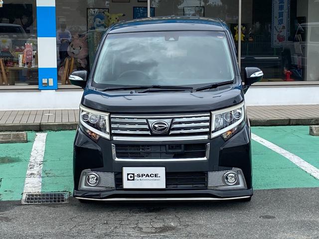 ムーヴ カスタム　ＲＳ　ハイパーＳＡＩＩ　社外ナビ　バックカメラ　ＬＥＤヘッドライト　ワンセグＴＶ　革巻きステアリング　ドラレコ（5枚目）