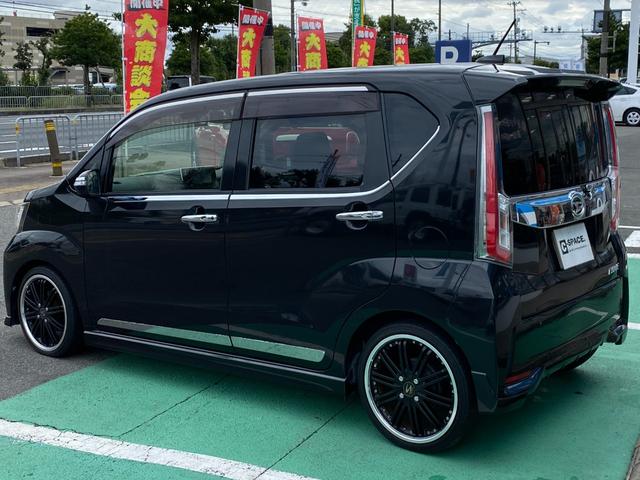 ムーヴ カスタム　ＲＳ　ハイパーＳＡＩＩ　社外ナビ　バックカメラ　ＬＥＤヘッドライト　ワンセグＴＶ　革巻きステアリング　ドラレコ（10枚目）
