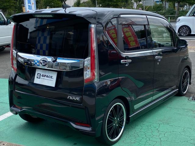 ムーヴ カスタム　ＲＳ　ハイパーＳＡＩＩ　社外ナビ　バックカメラ　ＬＥＤヘッドライト　ワンセグＴＶ　革巻きステアリング　ドラレコ（12枚目）