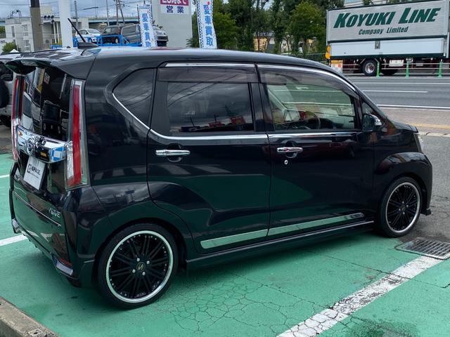 ムーヴ カスタム　ＲＳ　ハイパーＳＡＩＩ　社外ナビ　バックカメラ　ＬＥＤヘッドライト　ワンセグＴＶ　革巻きステアリング　ドラレコ（13枚目）
