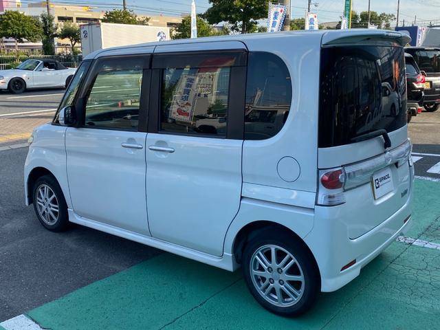 タント カスタムVセレクション 車検R8年6月まで 社外ナビ 地デジTV 14インチ純正アルミ オートエアコン 左側スライドドア 革巻ステアリング(10枚目)