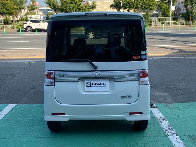 タント カスタムVセレクション 車検R8年6月まで 社外ナビ 地デジTV 14インチ純正アルミ オートエアコン 左側スライドドア 革巻ステアリング(11枚目)