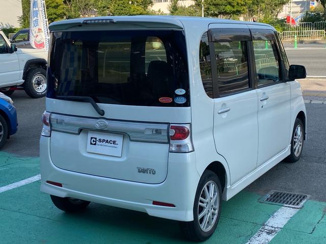 タント カスタムVセレクション 車検R8年6月まで 社外ナビ 地デジTV 14インチ純正アルミ オートエアコン 左側スライドドア 革巻ステアリング(12枚目)