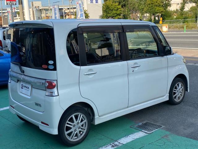 タント カスタムVセレクション 車検R8年6月まで 社外ナビ 地デジTV 14インチ純正アルミ オートエアコン 左側スライドドア 革巻ステアリング(13枚目)