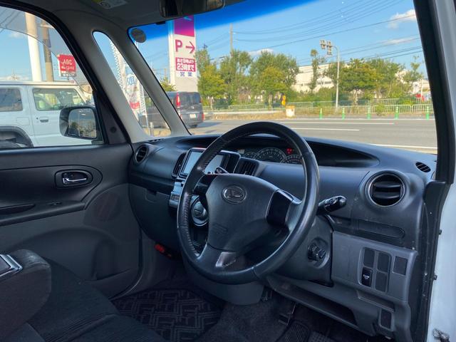 タント カスタムVセレクション 車検R8年6月まで 社外ナビ 地デジTV 14インチ純正アルミ オートエアコン 左側スライドドア 革巻ステアリング(16枚目)