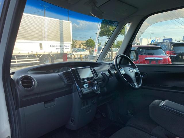 タント カスタムVセレクション 車検R8年6月まで 社外ナビ 地デジTV 14インチ純正アルミ オートエアコン 左側スライドドア 革巻ステアリング(24枚目)