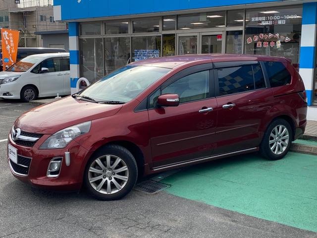 MPV 23S ワンオーナー 車検R9年3月まで 4WD 両側パワースライドドア バックカメラ ETC キーレス 社外ナビ 地デジTV 17インチ純正アルミ(4枚目)