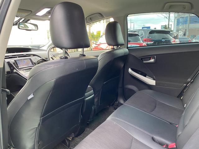 プリウス G モデリスタフルエアロ バックカメラ クルコン パワーシート ETC ドラレコ アルパインナビ ハーフレザー 社外18インチアルミ 地デジTV スマートキー(22枚目)