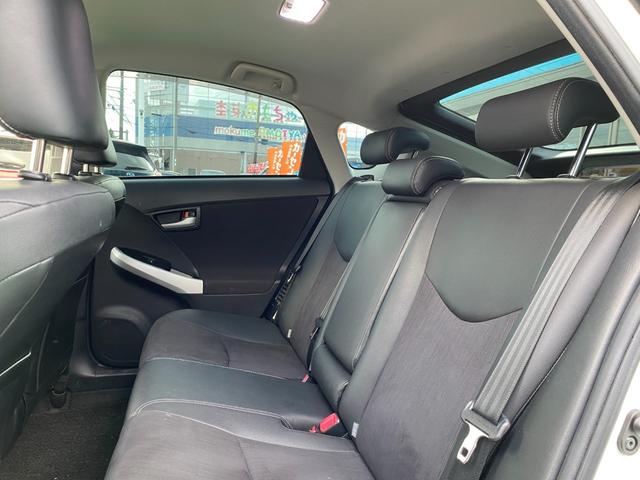 プリウス G モデリスタフルエアロ バックカメラ クルコン パワーシート ETC ドラレコ アルパインナビ ハーフレザー 社外18インチアルミ 地デジTV スマートキー(23枚目)