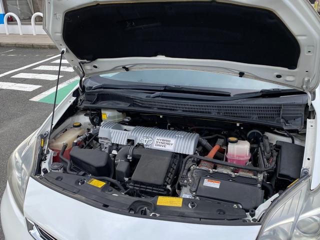 プリウス G モデリスタフルエアロ バックカメラ クルコン パワーシート ETC ドラレコ アルパインナビ ハーフレザー 社外18インチアルミ 地デジTV スマートキー(46枚目)