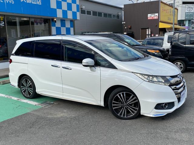 オデッセイ アブソルート・EX 全方位カメラ 両側パワースライドドア レーダークルーズコントロール フリップダウンモニター ETC パドルシフト オットマン BSM パワーシート ドラレコ 地デジTV 純正ナビ スマートキー(8枚目)