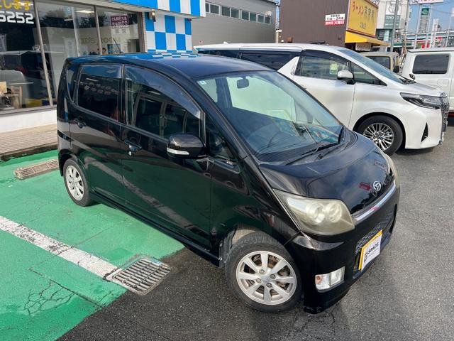 ムーヴ カスタム RS スマートキー オートエアコン 純正アルミ HIDヘッドライト(5枚目)