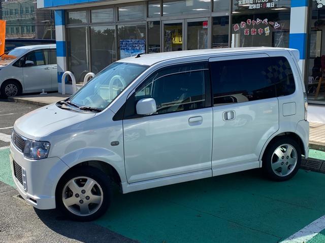 ｅＫスポーツ ＲＳ　ターボ車　車検Ｒ９年１０月３０日まで　パワースライドドア　１４インチ純正アルミ　社外ナビ　電格ミラー　キーレス　エアコン（4枚目）