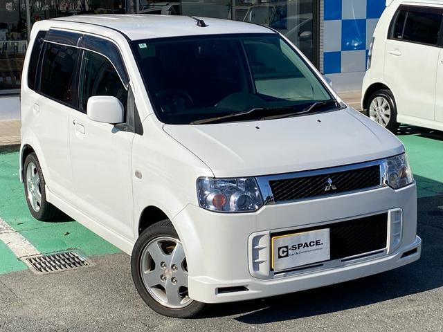 ｅＫスポーツ ＲＳ　ターボ車　車検Ｒ９年１０月３０日まで　パワースライドドア　１４インチ純正アルミ　社外ナビ　電格ミラー　キーレス　エアコン（6枚目）