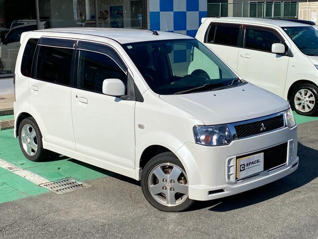 ｅＫスポーツ ＲＳ　ターボ車　車検Ｒ９年１０月３０日まで　パワースライドドア　１４インチ純正アルミ　社外ナビ　電格ミラー　キーレス　エアコン（7枚目）