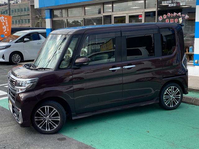 タント カスタムRS トップエディションSAIII 車検R9年11月まで 両側パワースライドドア バックカメラ 純正ナビ シートヒーター スマートアシスト ドラレコ フルセグTV 革巻ステアリング 15インチ純正アルミ Bluetooth スマートキー(3枚目)