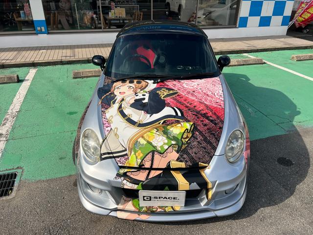 コペン アクティブトップ　痛車　ドライブレコーダー　ＥＴＣ　ナビ　キーレスエントリー　ＡＴ　ＡＢＳ　アルミホイール　エアコン　パワーウィンドウ（8枚目）