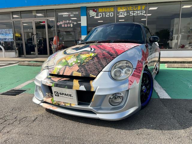 コペン アクティブトップ　痛車　ドライブレコーダー　ＥＴＣ　ナビ　キーレスエントリー　ＡＴ　ＡＢＳ　アルミホイール　エアコン　パワーウィンドウ（10枚目）
