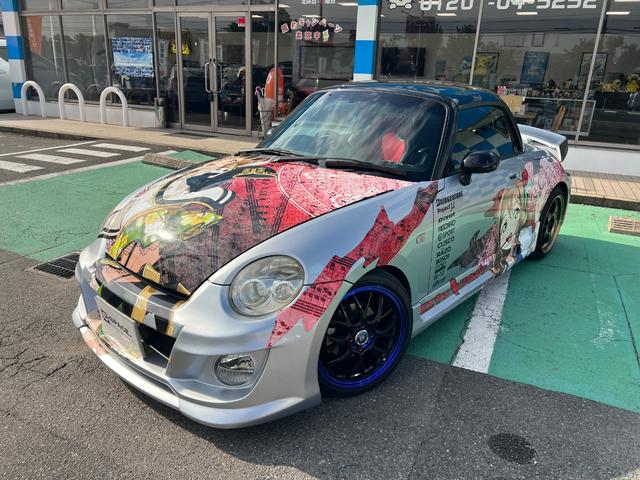 コペン アクティブトップ　痛車　ドライブレコーダー　ＥＴＣ　ナビ　キーレスエントリー　ＡＴ　ＡＢＳ　アルミホイール　エアコン　パワーウィンドウ（13枚目）