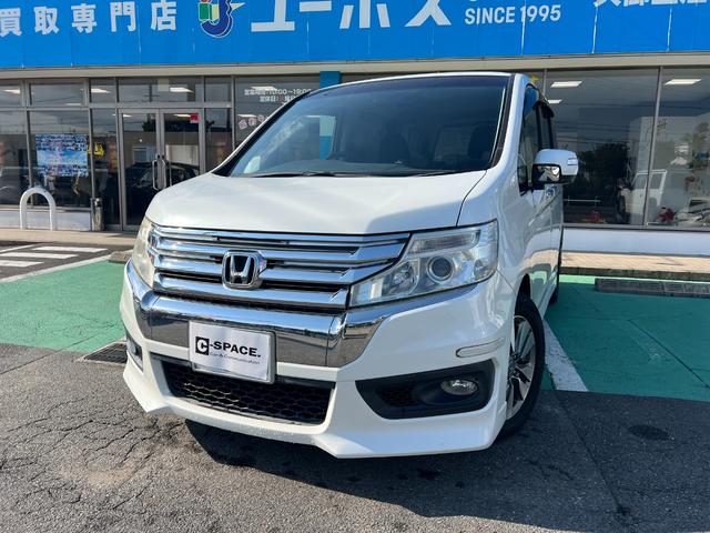 ステップワゴンスパーダ Z ワンオーナー 両側パワースライドドア パドルシフト 車検R9年8月まで 16インチ純正アルミ ETC スマートキー 革巻ステアリング(6枚目)