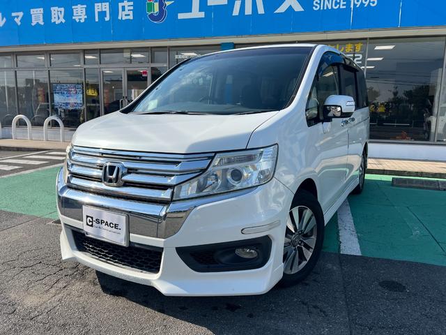 ステップワゴンスパーダ Z ワンオーナー 両側パワースライドドア パドルシフト 車検R9年8月まで 16インチ純正アルミ ETC スマートキー 革巻ステアリング(7枚目)