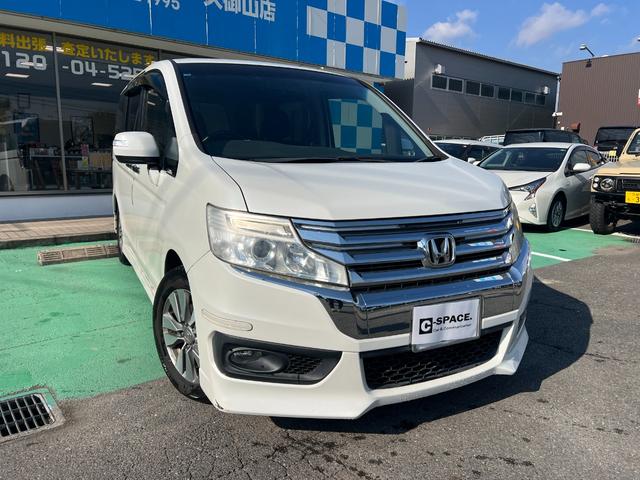 ステップワゴンスパーダ Z ワンオーナー 両側パワースライドドア パドルシフト 車検R9年8月まで 16インチ純正アルミ ETC スマートキー 革巻ステアリング(12枚目)