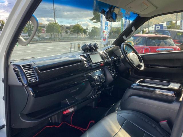 ハイエースバン ロングスーパーGL HKSスーパーチャージャー HKSF-CONiS HKSマフラー Pivotスロットルコントローラー essex19インチアルミ バットフェイスボンネット フルエアロ 前置きインタークーラー キーレス(20枚目)