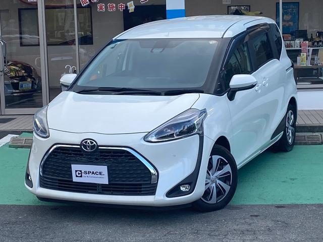 シエンタ Ｇ　クエロ　７人乗り　両側パワースライドドア　トヨタセーフティセンス　９インチナビ　ハーフレザーシート　バックカメラ　ＥＴＣ　Ｂｌｕｅｔｏｏｔｈ　スマートキー　革巻ステアリング　地デジＴＶ　車検整備付き（2枚目）