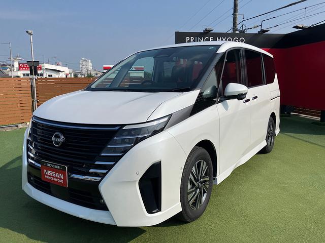 セレナ ｅ－パワー　ルキシオン　純正メーカーナビ　アラウンドビューモニター　プロパイロット２．０　シートヒーター　両側パワースライドドア　クリアランスソナー　スマートルームミラー（65枚目）