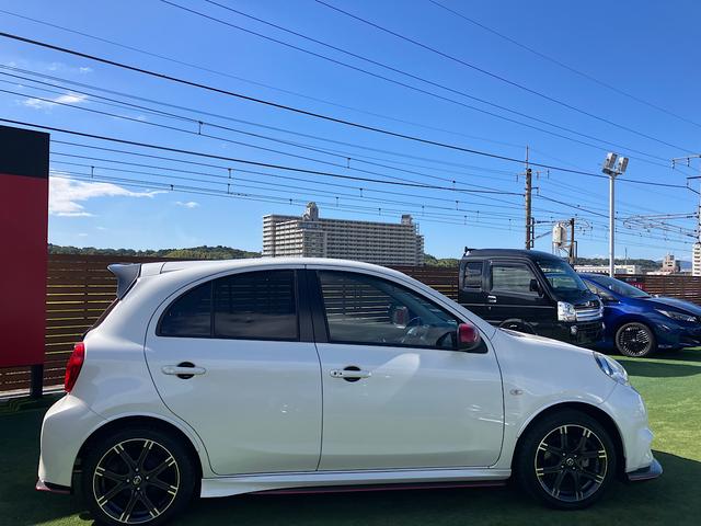 マーチ ニスモ　Ｓ　５ＭＴ　純正メーカーナビ　純正前方ドライブレコーダー　バックカメラ　ＥＴＣ　フロントリップ　リアスポイラー　社外タワーバー　インテリアキー（42枚目）