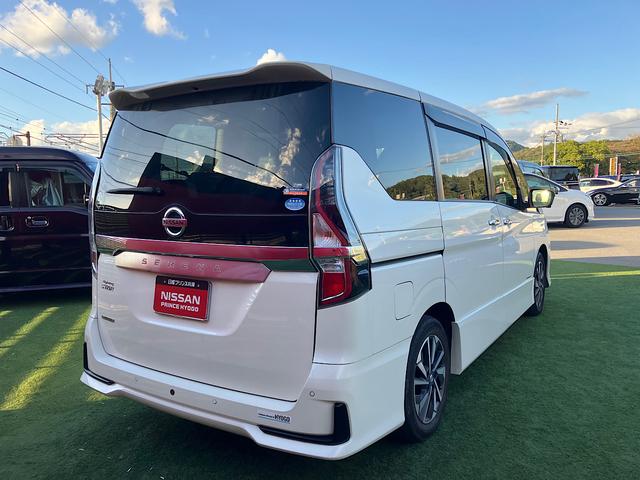 セレナ ハイウェイスターＶ　防水シート　純正メモリーナビ　純正前後ドライブレコーダー　プロパイロット　スマートルームミラー　アラウンドビューモニター　ＥＴＣ　エマージェンシーブレーキ（46枚目）