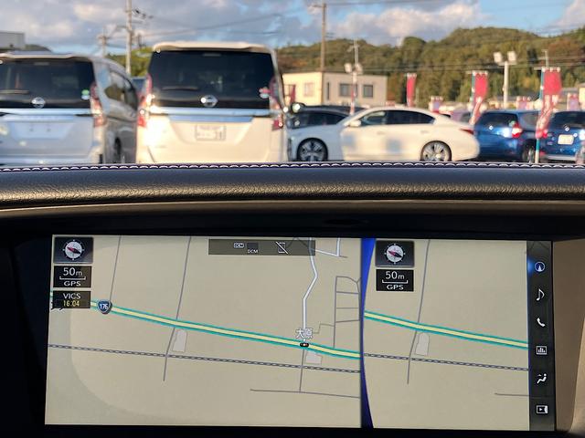 GS GS450h Fスポーツ 純正メーカーナビ パワーバックドア パワーシート シートエアコン レザーシート パーキングアシスト ETC Bカメラ 純正前方ドライブレコーダー(14枚目)