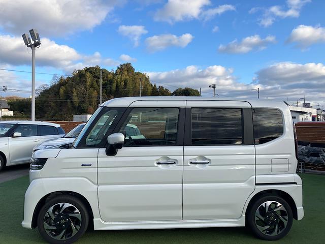 スペーシアカスタム ハイブリッドXSターボ 社外メモリーナビ Bカメラ クリアランスソナー 衝突軽減ブレーキ シートヒーター 両側パワースライドドア クルーズコントロール(24枚目)