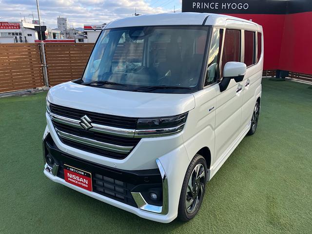 スペーシアカスタム ハイブリッドXSターボ 社外メモリーナビ Bカメラ クリアランスソナー 衝突軽減ブレーキ シートヒーター 両側パワースライドドア クルーズコントロール(25枚目)