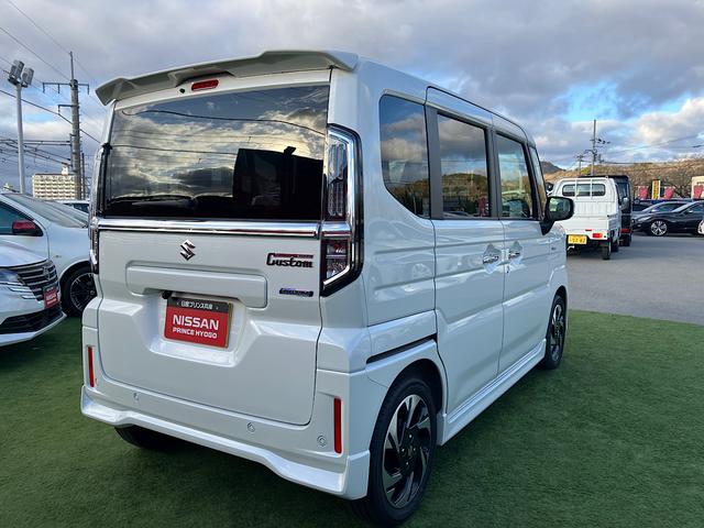 スペーシアカスタム ハイブリッドXSターボ 社外メモリーナビ Bカメラ クリアランスソナー 衝突軽減ブレーキ シートヒーター 両側パワースライドドア クルーズコントロール(47枚目)