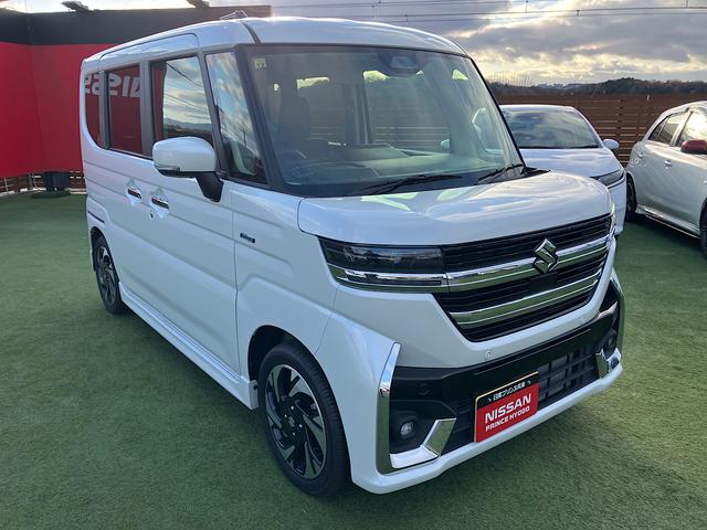 スペーシアカスタム ハイブリッドXSターボ 社外メモリーナビ Bカメラ クリアランスソナー 衝突軽減ブレーキ シートヒーター 両側パワースライドドア クルーズコントロール(72枚目)