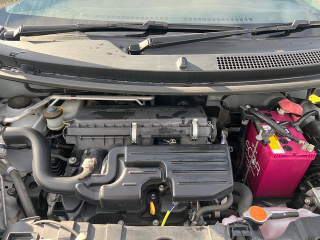 ミライース Ｌ　ＳＡＩＩＩ　社外ナビ　バックカメラ　クリアランスソナー　キーレスエントリー　衝突軽減ブレーキ　アイドリングストップ　マット　バイザー（17枚目）