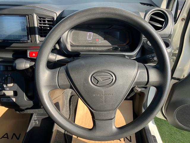 ミライース Ｌ　ＳＡＩＩＩ　社外ナビ　バックカメラ　クリアランスソナー　キーレスエントリー　衝突軽減ブレーキ　アイドリングストップ　マット　バイザー（52枚目）