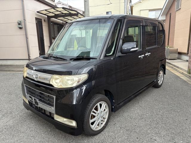 タント カスタムＶセレクション　走行９万ｋｍ台　地デジＴＶ　ナビ　スマートキー２個　ＥＴＣ　オートエアコン　タイミングチェーン車　左リアスライドドア　タイヤ２３年製造　車検整備付（4枚目）