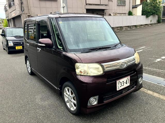 タント Gスペシャル タイミングチェーン 純正ナビ・フルセグTV・バックモニター・Bluetooth ETC 左側パワースライドドア スマートキー 純正14インチアルミ ウインカー付電動格納ミラー オートエアコン(2枚目)