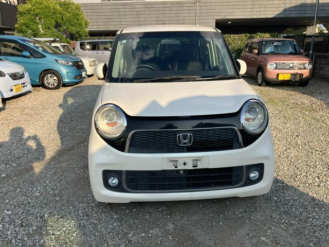 N-ONE プレミアム・Lパッケージ タイミングチェーン 純正ナビ・フルセグTV・バックモニター スマートキー プッシュスタート 純正14インチアルミ HIDヘッドライト 革調シートカバー ステアリングスイッチ アイドリングストップ(3枚目)