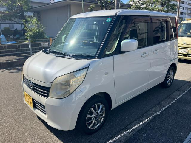 ルークス Ｅ　タイミングチェーン　車検Ｒ８年９月２９日まで　社外ナビ・フルセグＴＶ　デジタルインナーミラー　スマートキー２個　プッシュスタート　ＬＥＤヘッドライト　社外１３インチアルミ　電動格納ミラー（4枚目）