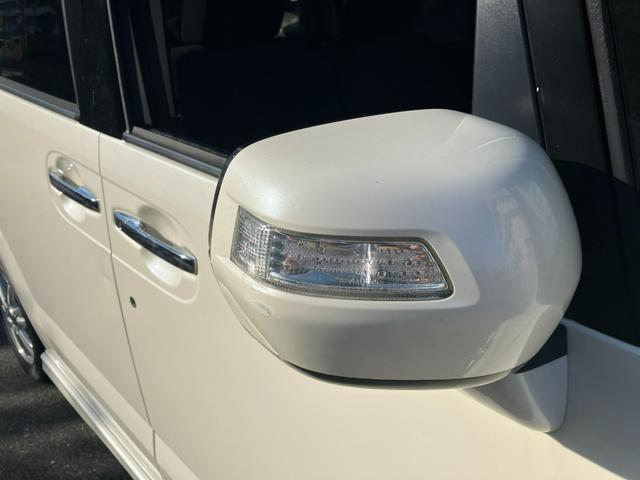 Ｎ－ＢＯＸカスタム Ｇ・Ｌパッケージ　タイミングチェーン　社外ナビ・フルセグＴＶ・Ｂｌｕｅｔｏｏｔｈ　左側パワースライドドア　ＥＴＣ　プッシュスタート　スマートキー　純正１４インチアルミ　ＨＩＤヘッドライト　ウインカー付電動格納ミラー（27枚目）