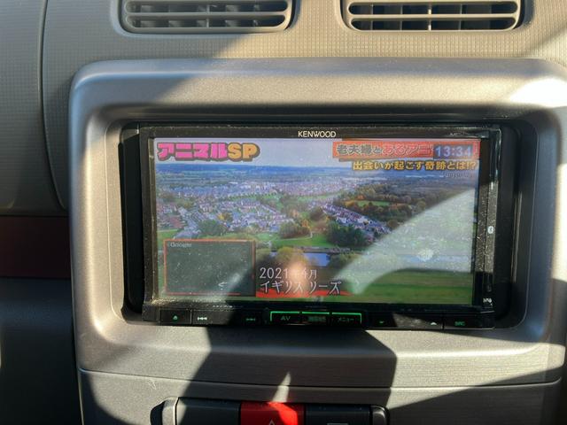 ムーヴコンテ X タイミングチェーン 社外ナビ・フルセグTV・Bluetooth ETC 運転席パワーシート スマートキー ウインカー付電動格納ミラー(11枚目)