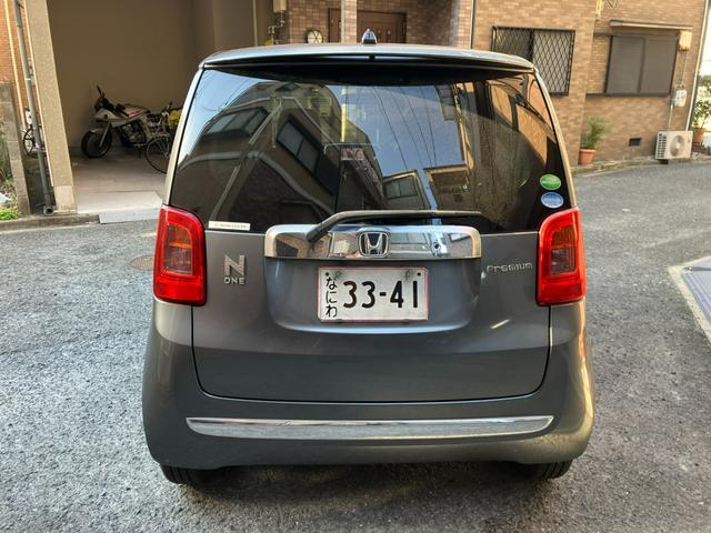 N-ONE プレミアム タイミングチェーン 社外ナビ・フルセグTV・Bluetooth・バックモニター スマートキー プッシュスタート 純正14インチアルミ ステアリングスイッチ 電動格納ミラー オートエアコン(7枚目)