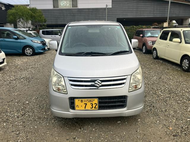 ワゴンＲ ＦＸリミテッドＩＩ　タイミングチェーン　車検Ｒ８年１０月２９日まで　走行７９４８０ｋｍ　プッシュスタート　スマートキー　純正１４インチアルミ　ウインカー付電動格納ミラー　オートエアコン（3枚目）