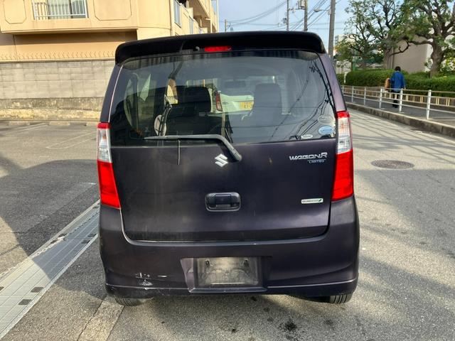 ワゴンR FXリミテッド タイミングチェーン 社外ナビ・フルセグTV・Bluetooth プッシュスタート スマートキー HIDヘッドライト 純正14インチアルミ オートライト ウインカー付電動格納ミラー オートエアコン(7枚目)