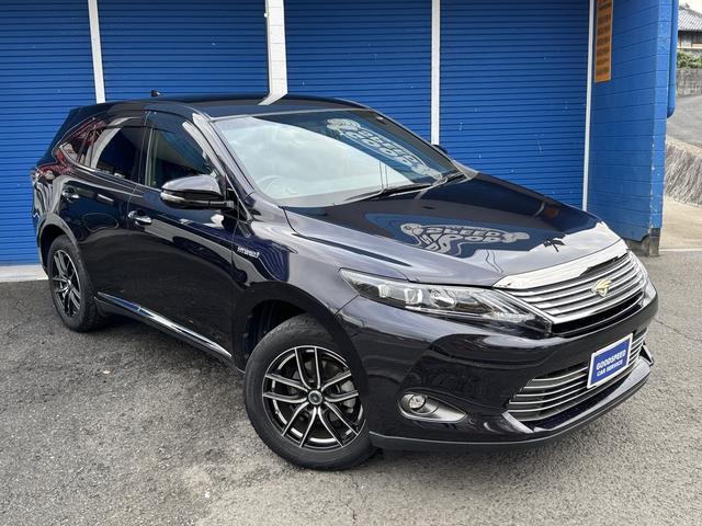 ハリアーハイブリッド エレガンス　アルパイン９インチナビ　フルセグＴＶ　バックモニター　前後ドライブレコーダー　ＬＥＤヘッドライト　ＥＴＣ　コーナーセンサー　スマートキー　新品タイヤ交換（8枚目）